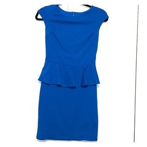 Peplum pencil skirt dress
